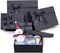 Black Nested Gift Boxes With Lids, Assorted Sizes (Set of 4 With Ribbon Bows and Label) Black Gift Boxes for Present, Luxury Gift Boxes for Anniversaries, Birthdays, Weddings,Valentines, Graduation, Etc.
